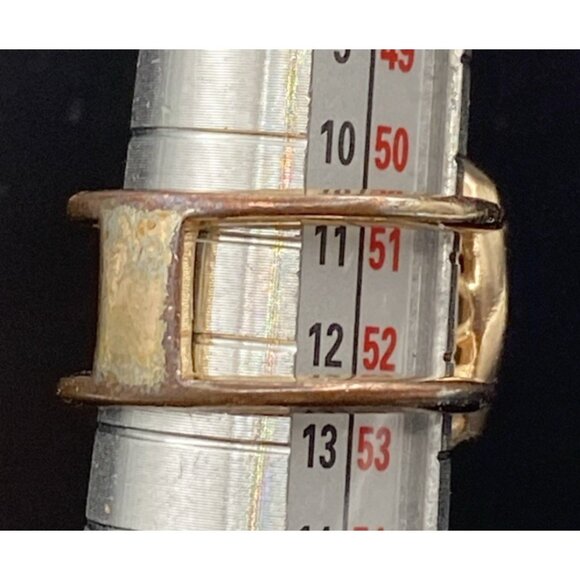 Kendra Scott Elyse Ring Rose Gold Plated Drusy Cage Split Shank Size 6 LOOK READ - Picture 13 of 16